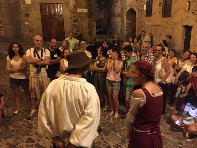 Interactuando con los visitantes